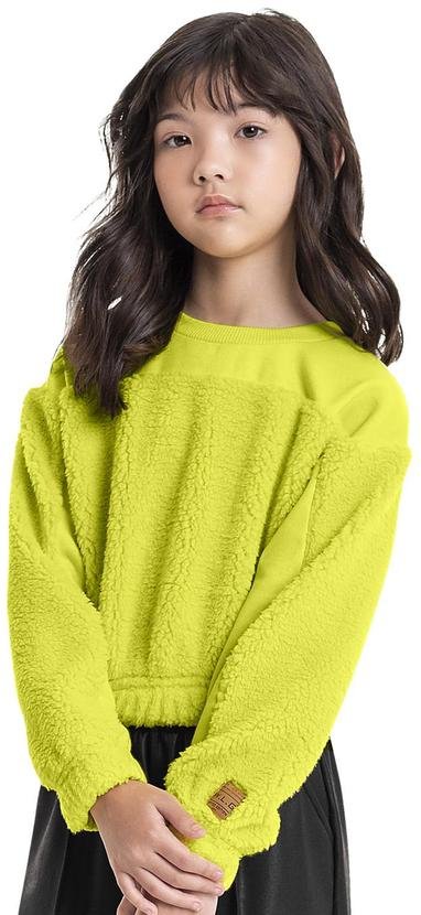 Imagem principal Blusão em Moletom Juvenil Verde Gloss Gloss