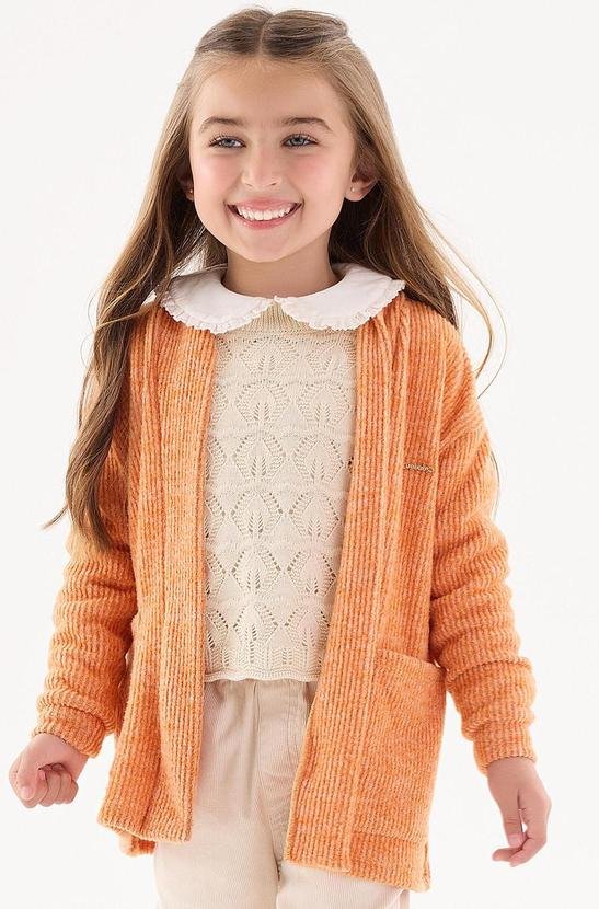 Imagem principal Cardigan Infantil Menina Laranja Up Baby Up Baby