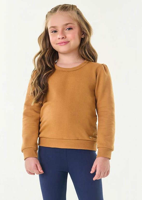 Imagem principal Blusão Infantil Feminino Marrom Trick Nick Trick Nick