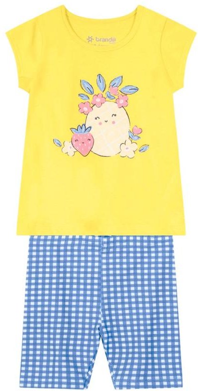 Imagem principal Conjunto com Bermuda Amarelo