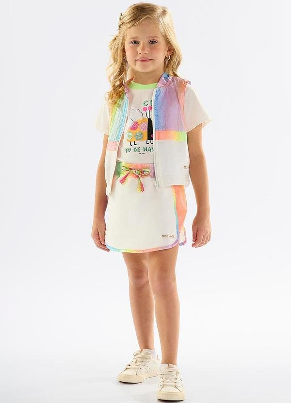 Imagem principal Colete Infantil em Moletom sem Felpa Bege Up Baby Up Baby