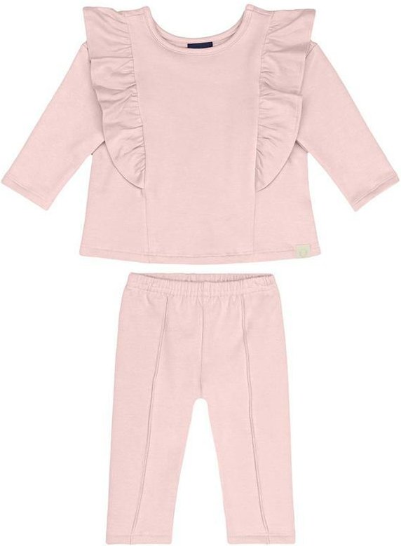 Imagem principal Conjunto Bebê Menina em Molecotton Rosa GULOSEIMA GULOSEIMA