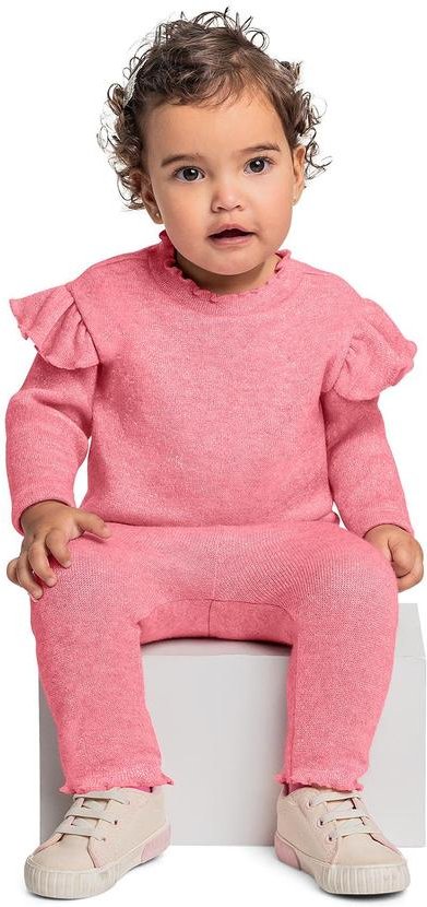 Imagem principal Conjunto Blusa e Calça Legging Bebê Preto Quimby Quimby