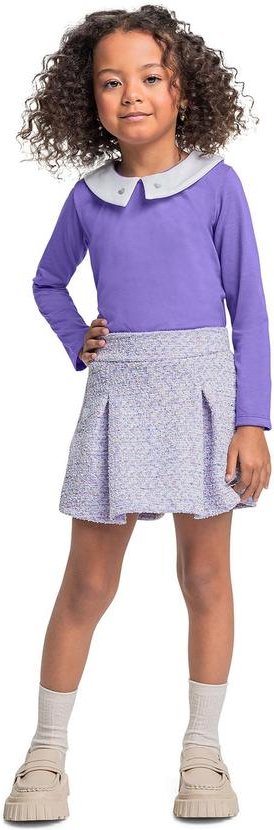 Imagem principal Conjunto Blusa e Short-Saia Roxo Quimby Quimby