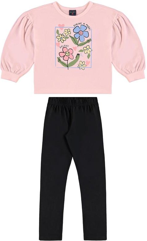 Imagem principal Conjunto Blusão e Calça Legging Rosa GULOSEIMA GULOSEIMA