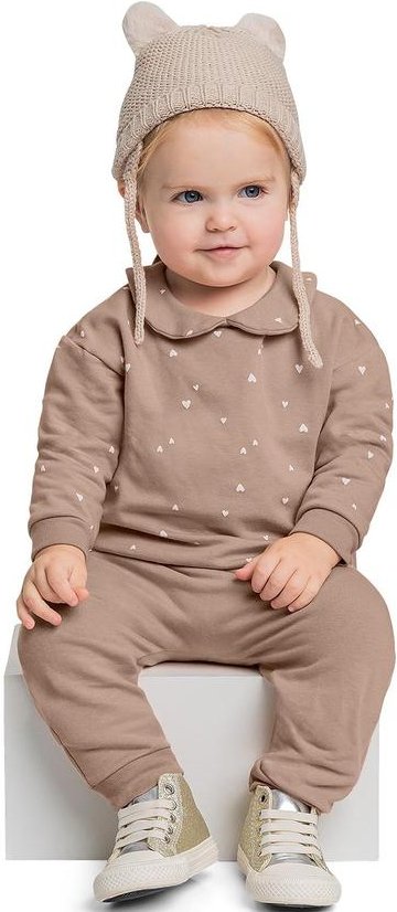 Imagem principal Conjunto Blusão e Calça para Bebê Marrom Quimby Quimby