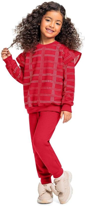 Imagem principal Conjunto Blusão e Calça Vermelho Bee Loop Bee Loop