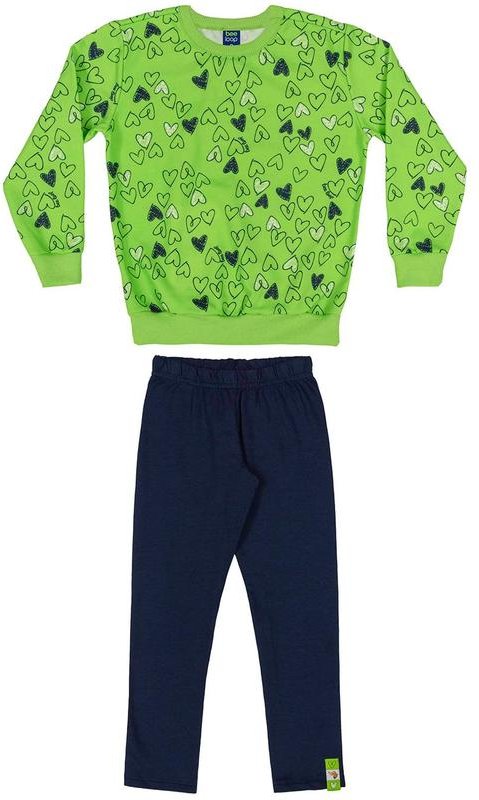 Imagem principal Conjunto Blusão e Legging Infantil Verde Bee Loop Bee Loop