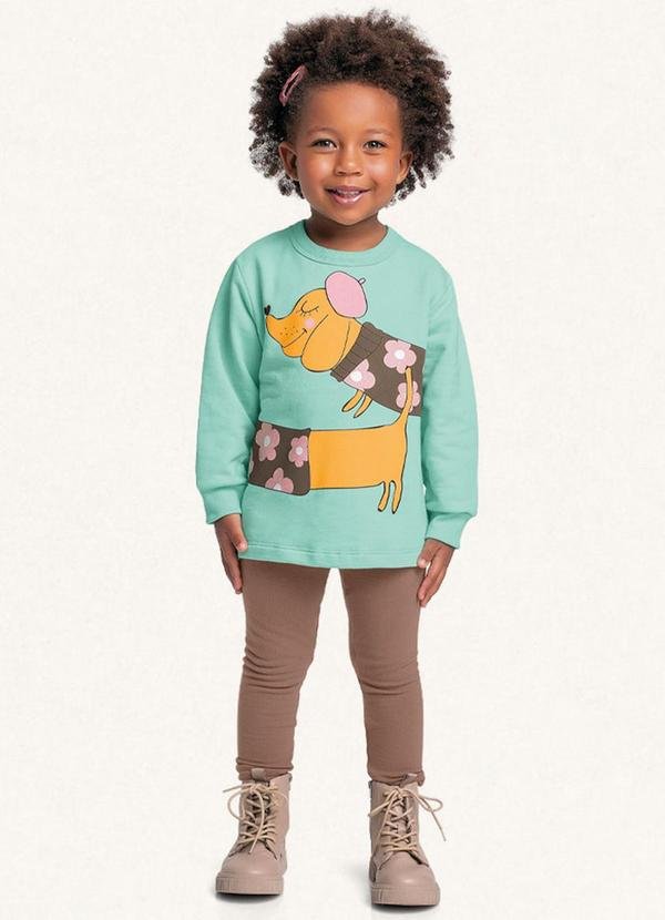 Imagem principal Conjunto Blusão/Legging Verde Fakini Kids Fakini Kids