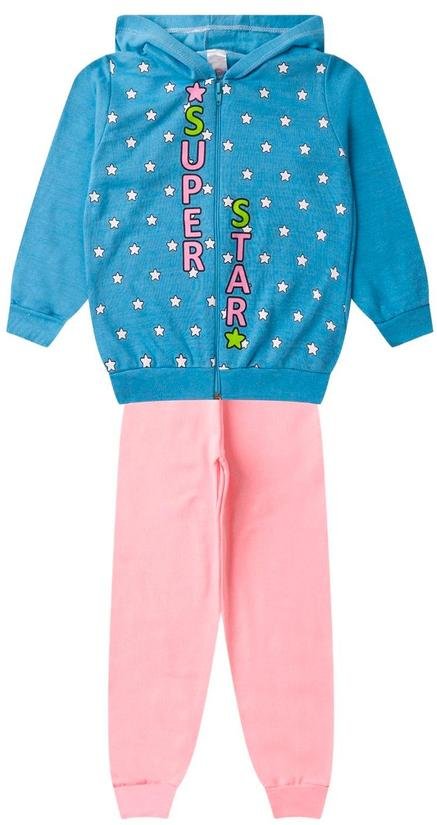 Imagem principal Conjunto de Moletom com Capuz Kappes Azul Rovitex Rovitex