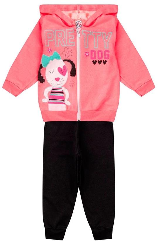 Imagem principal Conjunto de Moletom Infantil com Capuz Laranja Rovitex Rovitex