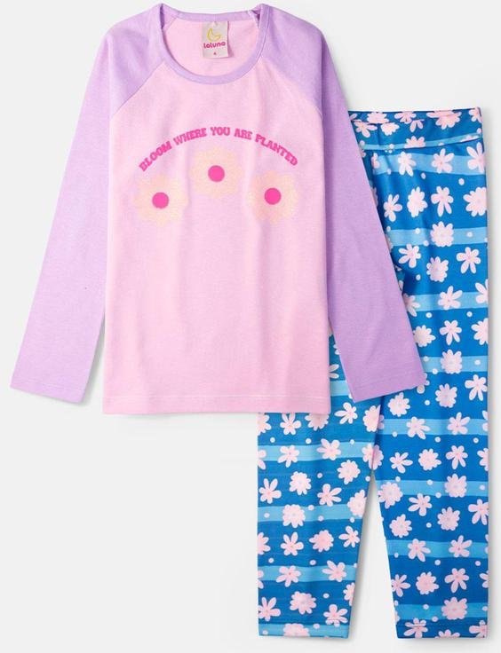 Imagem principal Conjunto Feminino Bloom Where Lilás Laluna Laluna