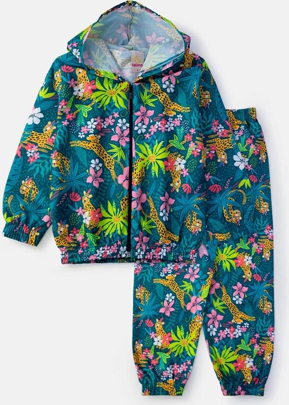 Imagem principal Conjunto Feminino Corta Vento Oncinhas Verde Laluna Laluna