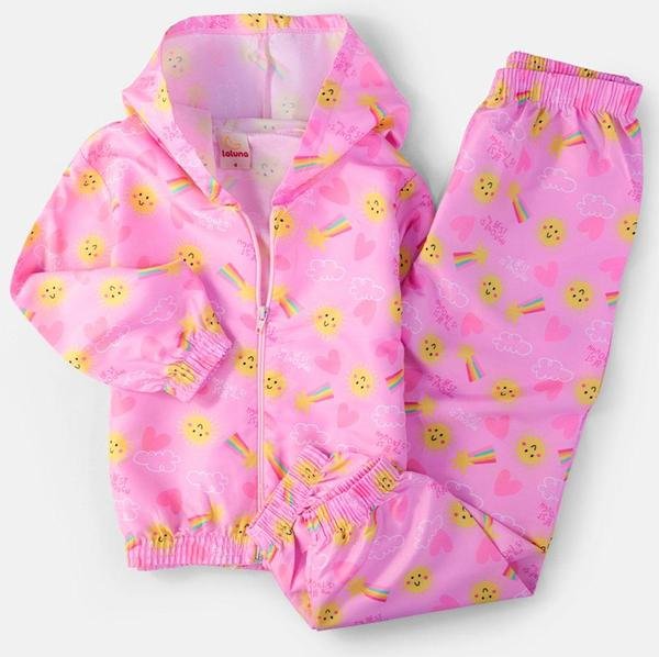 Imagem principal Conjunto Feminino Corta Vento Sun Rosa Laluna Laluna