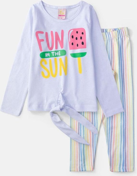 Imagem principal Conjunto Feminino Fun In The Sun Branco