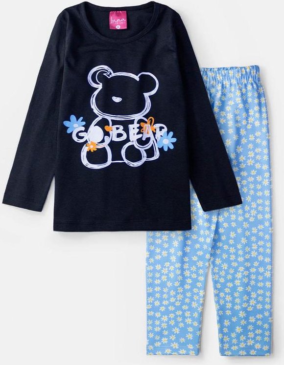 Imagem principal Conjunto Feminino Go Bear Preto