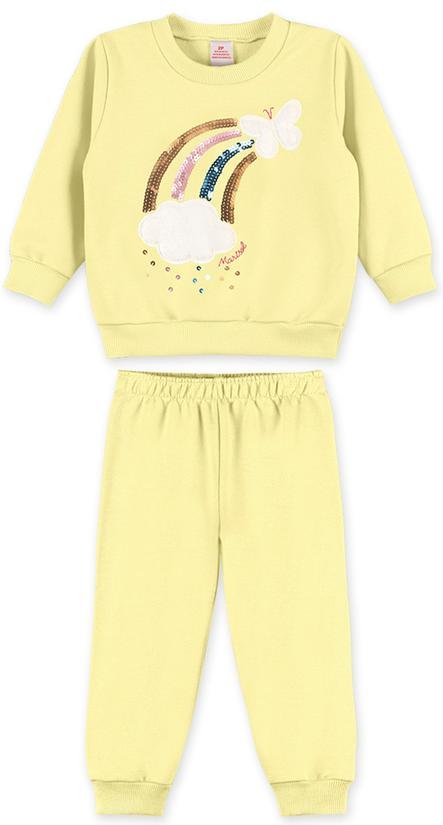 Imagem principal Conjunto Flay Longo Infantil Amarelo Marisol Marisol