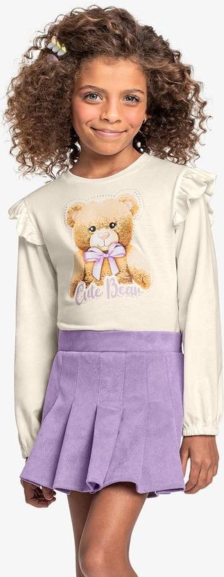 Imagem principal Conjunto Infantil Blusa com Shorts Saia Roxo Trick Nick Trick Nick