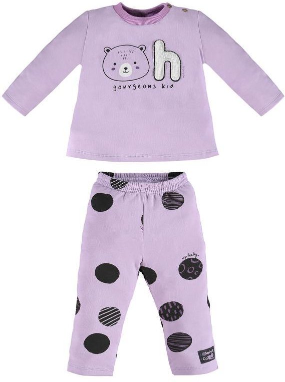 Imagem principal Conjunto Infantil Blusão e Legging Roxo Up Baby Up Baby