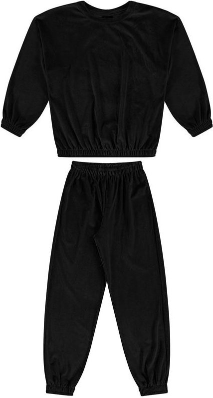 Imagem principal Conjunto Infantil em Veludo Preto GULOSEIMA GULOSEIMA