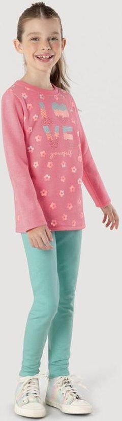 Imagem principal Conjunto Infantil Menina de Flores Rosa Brandili Brandili