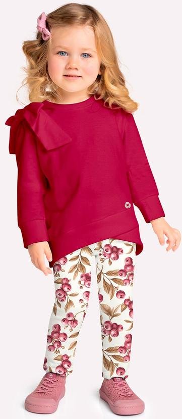 Imagem principal Conjunto Infantil Menina Laço Rosa Milon Milon