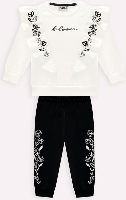 Imagem principal Conjunto Infantil Menina Lettering Off White Nanai Nanai