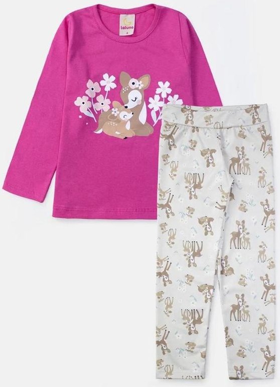 Imagem principal Conjunto Infantil Menina Meia Estação Rosa