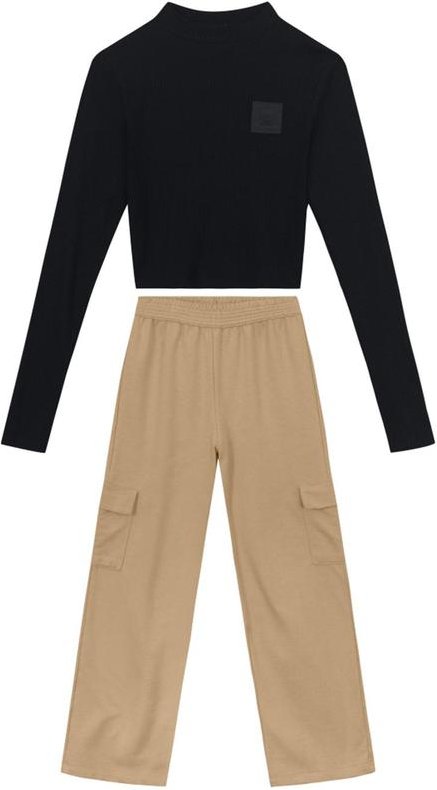 Conjunto Infantil Menina Preto