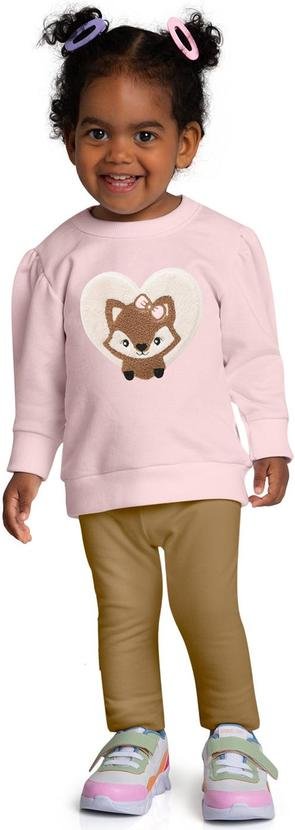 Imagem principal Conjunto Infantil Menina Raposa Rosa Kyly Kyly