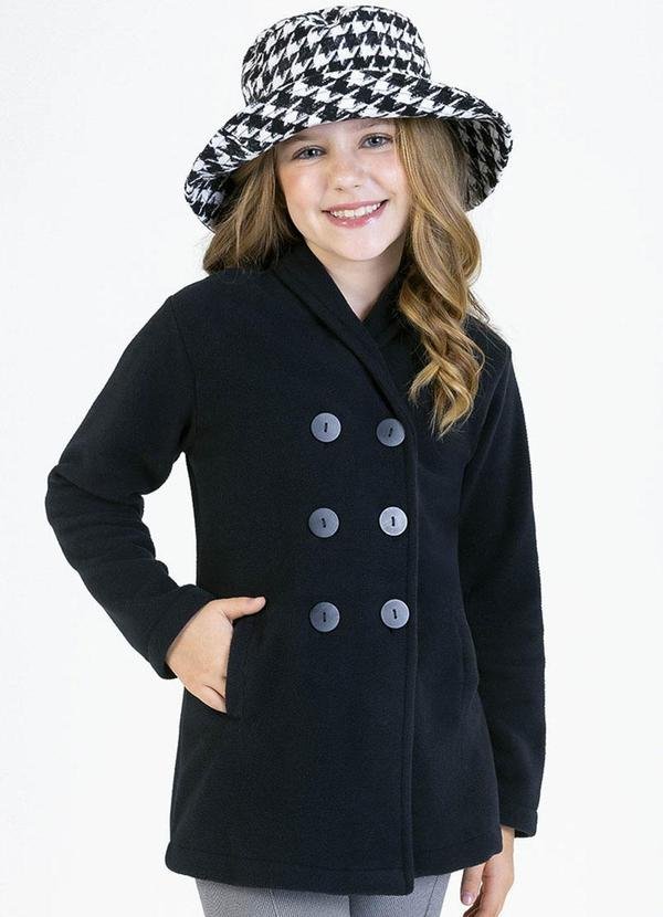 Conjunto Infantil Soft e Jacquard Preto