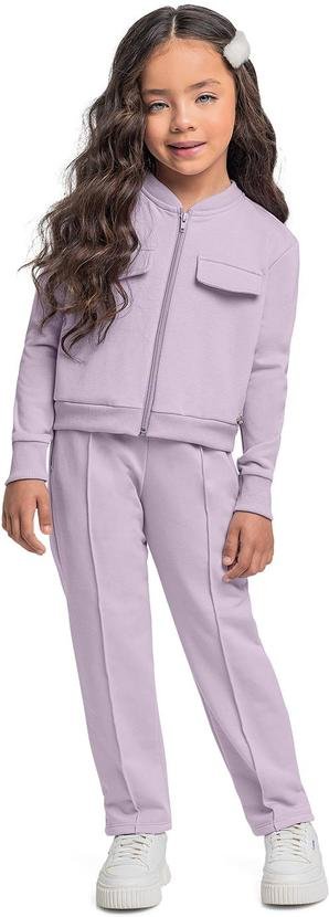 Imagem principal Conjunto Jaqueta Cropped e Calça Roxo Bee Loop Bee Loop