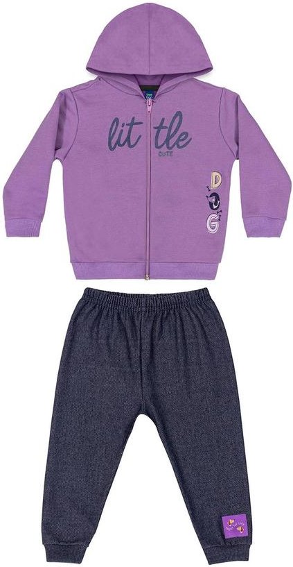 Imagem principal Conjunto Jaqueta e Calça Bebê Roxo Bee Loop Bee Loop