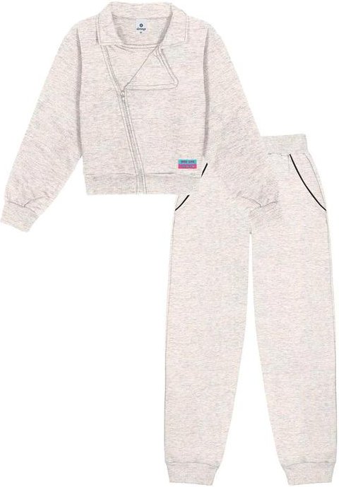 Imagem principal Conjunto Jaqueta e Calça Estampa Costas Cinza Abrange Abrange