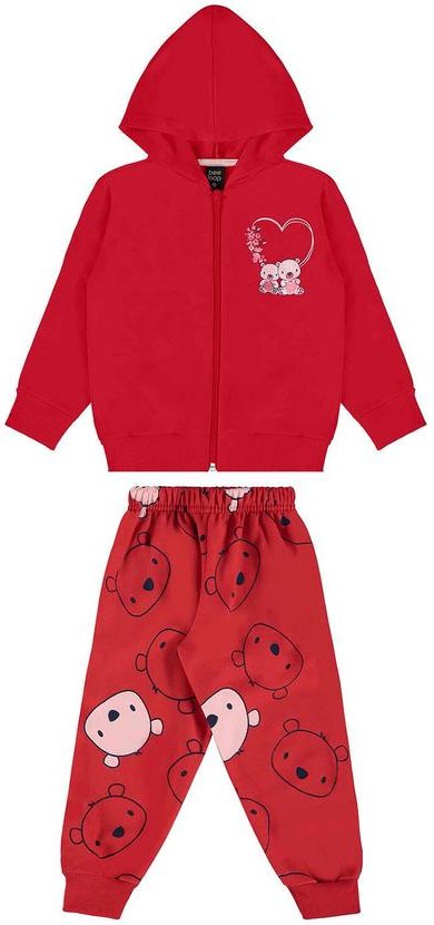 Imagem principal Conjunto Jaqueta e Calça Vermelho Bee Loop Bee Loop