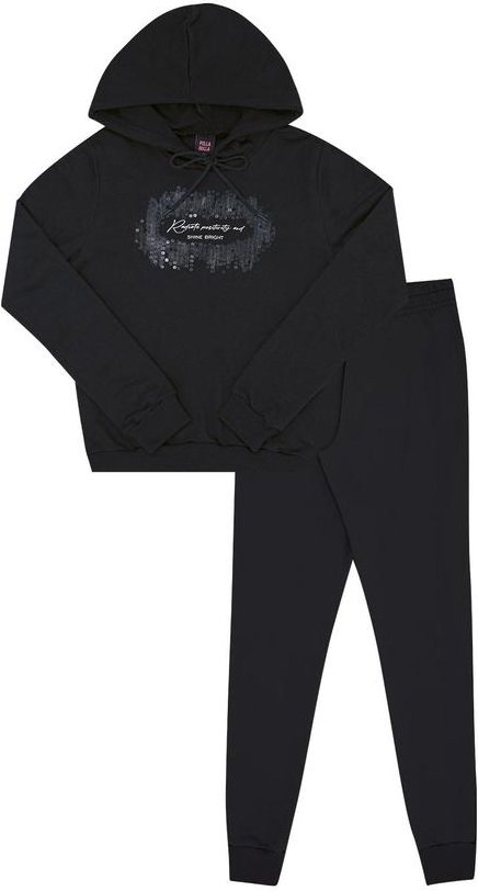 Conjunto Juvenil Menina Moletom Preto
