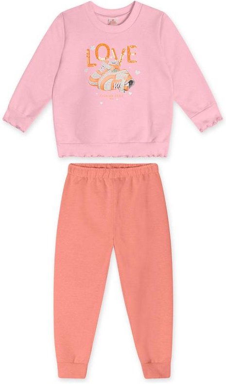 Imagem principal Conjunto Longo Moletom Infantil Lilas Marisol Marisol