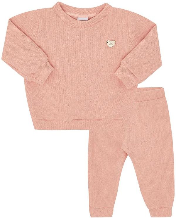 Imagem principal Conjunto Malha Tricot Rosa Pulla Bulla Pulla Bulla