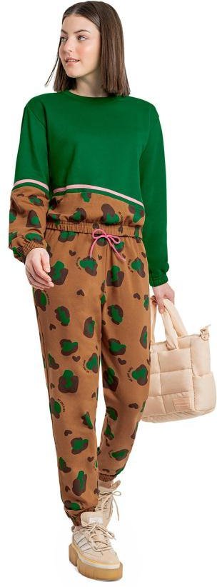 Conjunto Menina Blusão e Calça Verde