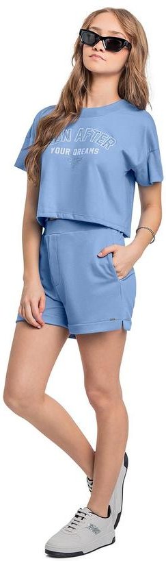 Imagem principal Conjunto com Blusa e Short Juvenil Azul Gloss Gloss