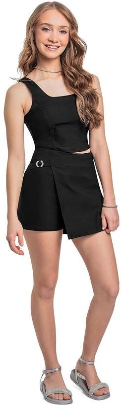 Imagem principal Conjunto com Top e Short-Saia Juvenil Preto Gloss Gloss