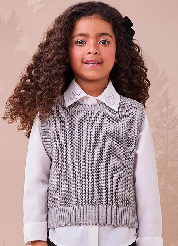 Imagem principal Colete de Tricot Cinza Cinza Momi Momi