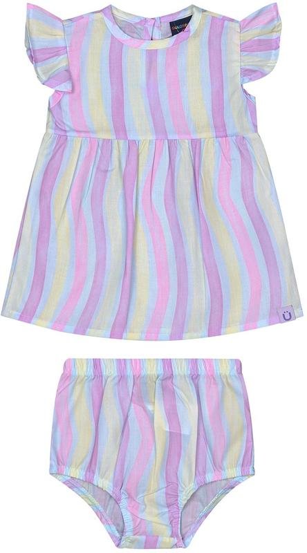 Imagem principal Conjunto Bebê com Bata e Calcinha Roxo GULOSEIMA GULOSEIMA