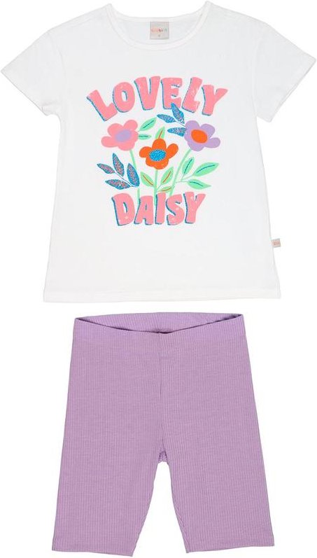 Imagem principal Conjunto Blusa Ciclista Branco Tink Bink Tink Bink