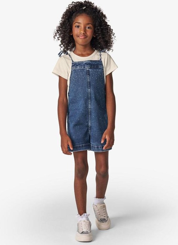 Imagem principal Conjunto Blusa com Jardineira Infantil Azul Trick Nick Trick Nick