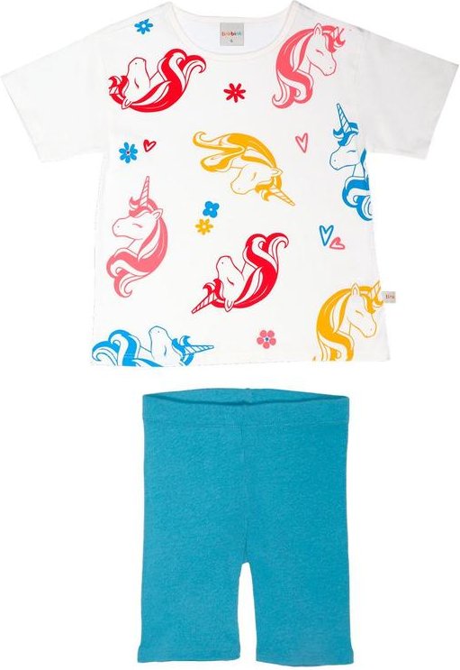 Imagem principal Conjunto Blusa com Silk e Bermuda Ciclista Nude Tink Bink Tink Bink