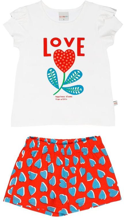 Imagem principal Conjunto Blusa com Silk e Short Estampado Nude Tink Bink Tink Bink