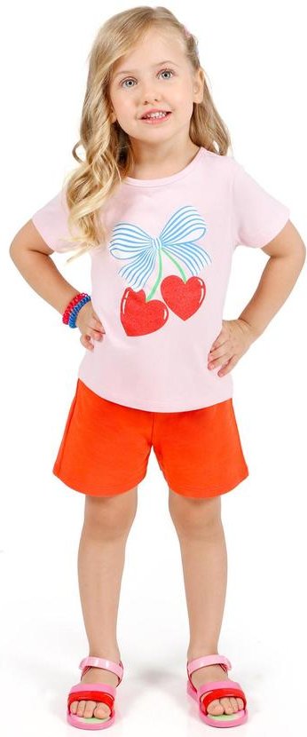 Imagem principal Conjunto Blusa com Silk e Short Rosa Tink Bink Tink Bink