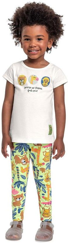 Imagem principal Conjunto Blusa e Legging Menina Bege Bee Loop Bee Loop