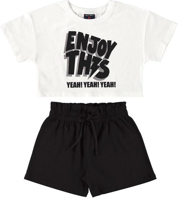 Imagem principal Conjunto Blusa e Short Clochard Branco GULOSEIMA GULOSEIMA